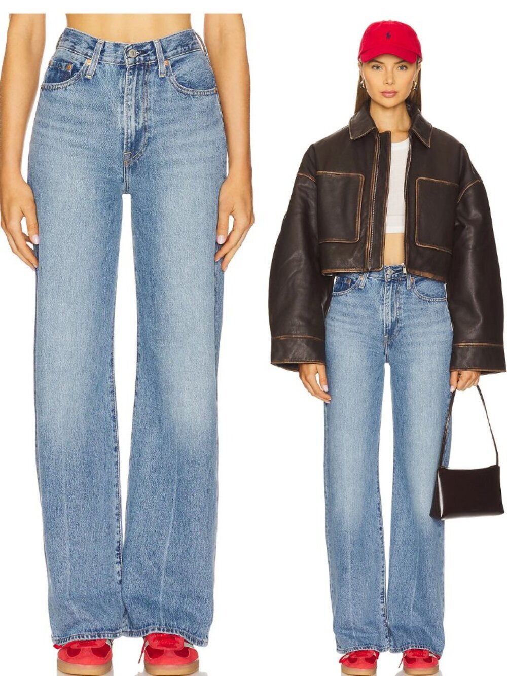 Levis Ribcage Wide Leg Jean Inseam 32"